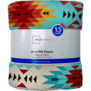 �y�E�H���}�[�g�u�����h�z���C���X�e�C�Y ��147cm×��1.5���[�h �t���[�X���n �A���`�s�����O �g���C�o���X�g���C�v �^�[�R�C�Y ���X�g �v���J�b�g Mainstays 58inch x 1.5 yard Lux Anti-pill Fleece Tribal St