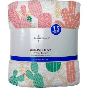 �y�E�H���}�[�g�u�����h�z���C���X�e�C�Y ��147cm×��1.5���[�h �t���[�X���n �A���`�s�����O �T�E�X�E�G�X�g�J�N�^�X �N���[�� �v���J�b�g Mainstays 58inch x 1.5 yard Lux Anti-pill Fleece Southwest Cactus Fa