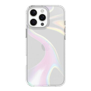 �y�|�C���gUP��1��-11��2���z�I�� �f�U�C���P�[�X �I�[�����N���A iPhone16ProMax�Ή� onn Fashion Cell Phone Case for iPhone 16 Pro Max, Clear Iridescent Illusion �y�����񂹏��i�z