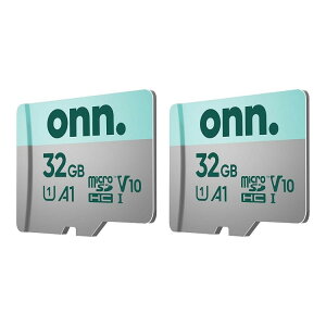 �I�� microSD�J�[�h 32GB 2���Z�b�g onn 32GB Class 10 U1 MicroSDHC Flash Memory Card 2-Pack �y�����񂹏��i�z