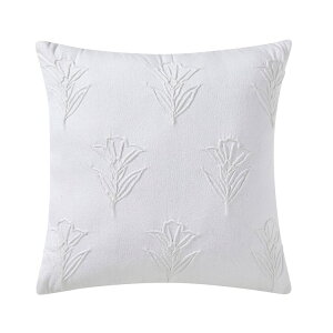 �r���[�e�B�t�� �o�C �h�����[�E�o�����A �N�b�V���� �R�b�g�� �t���[���� ��51×51cm �z���C�g Beautiful Decorative Pillow Cotton Floral 20in x 20in White Drew Barrymore �y�����񂹏��i�z