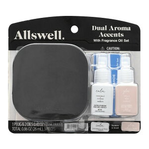 �I�[���X�E�F�� �v���O�C���f�B�t���[�U�[ �I�C��2��t�� Allswell Dual Plug In Bundle with 2 Oils, Calm & Glow (Coconut + Citrus + Amber & Vanill �y�����񂹏��i�z