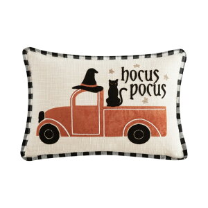 �y�E�H���}�[�g�u�����h�z���C���X�e�C�Y �z�[�J�X�|�[�J�X �N�b�V���� ��36×51cm Mainstays, Hocus Pocus Decorative Pillow, Oblong, 14�h x 20inch, White, 1 Piece �y�����񂹏��i�z