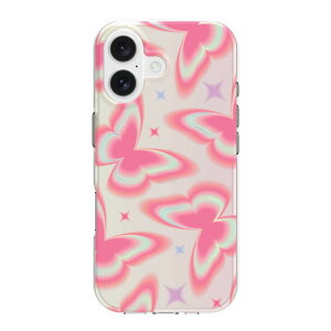 �I�� ���g���o�^�t���C�P�[�X iPhone17�Ή� onn Retro Butterfly Phone Case for iPhone 17 �y�����񂹏��i�z