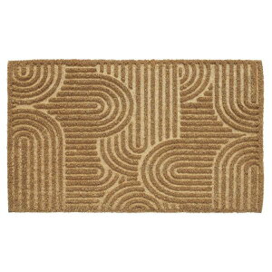 �r���[�e�B�t�� �o�C �h�����[�E�o�����A �h�A�}�b�g �􉽊w�� ��46×76cm �i�`������ Beautiful Doormat Geometric 18in x 30in Natural Drew Barrymore �y�����񂹏��i�z