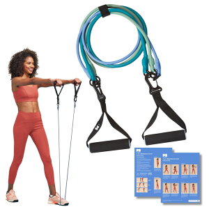 �|�b�v�V���K�[ 3�C��1 ���W�X�^���X�R�[�h �g���[�j���O�o���h Popsugar 3-in-1 Resistance Cord, Exercise Bands �y�����񂹏��i�z