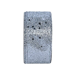 �O�E�F���X�^�W�I ���^���b�N�V���o�[ ���C���[���{�� ��3.8cm��×��2.7m Gwen Studios 1.5inch Metallic Silver Wire Ribbon, 3 yards �y�����񂹏��i�z