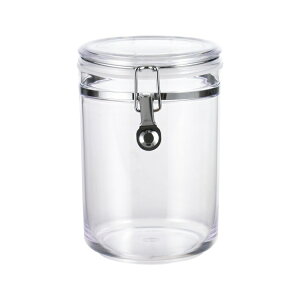�y�E�H���}�[�g�u�����h�z���C���X�e�C�Y ���ۑ��e�� ��1L �N���A Mainstays Classic Buckle Medium Round Food Storage Canister, 33.8 oz, Clear Plastic, Air �y�����񂹏��i�z