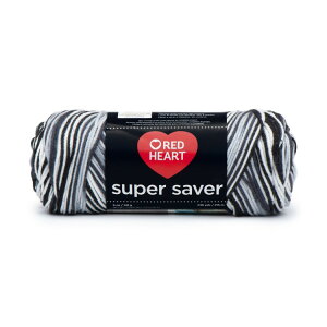 ���b�h�n�[�g �X�[�p�[�Z�[�o�[ �A�N�������[�� #4 �~�f�B�A�� �[�u�� 5oz 236���[�h Red Heart Super Saver #4 Medium Acrylic Yarn, Zebra 5oz/142g 236 Yards �y�����񂹏��i�z