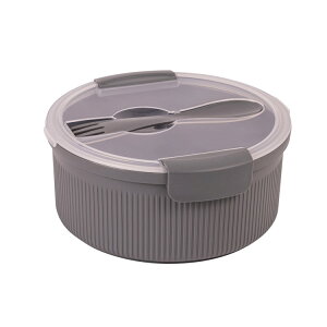 �y�E�H���}�[�g�u�����h�z���C���X�e�C�Y �t�[�h�R���e�i �ی^ �O���[ ��1.39L Mainstays Food Storage Container, Round, Grey, 47oz Capacity �y�����񂹏��i�z