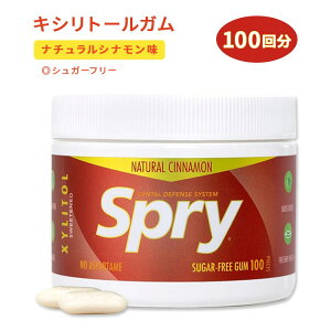 yő10%OFFN[|zLVA XvC `[COK Vi LVg[ 100(120g) XLEAR Spry Fresh Natural Cinnamon Xylitol Chewing Gum