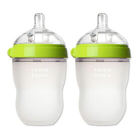 【在庫限り！】 ベビーボトル 赤ちゃん用ボトル グリーン 236ml (8floz) 2個セット Comotomo (コモトモ)