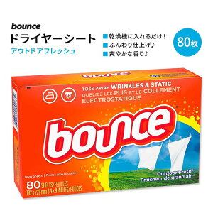 yő10%OFFN[|zoEX hC[V[g AEghAtbV 80 Bounce Fabric Softener Dryer Sheet Outdoor Fresh @p_ h[V[g ÓdC ȒP