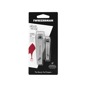 [�����]�c�C�[�U�[�}�� �v���_�𒅂����� �R���{�Z�b�g �ܐ؂� Tweezerman Devil Wears Prada Combo Set Fingernail and Toenail Clippers �y�����񂹏��i�z