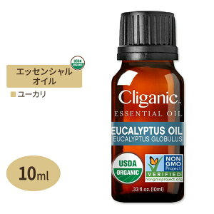 yő10%OFFN[|zNKjbN I[KjbN GbZVIC [J 10ml (0.33fl oz) Cliganic Organic Eucalyptus Essential Oil  A}IC L@
