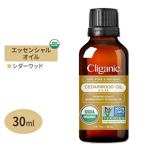 yő10%OFFN[|zNKjbN I[KjbN GbZVIC V_[Ebh 30ml (1fl oz) Cliganic Organic Atlas Cedarwood Essential Oil  A}IC L@