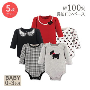 yő10%OFFN[|znh\xr[ Rbg xr[ p[X  5Zbg XRbeBhbO Hudson Baby Cotton Long-Sleeve Scottie Dog ǂ ̎q  {