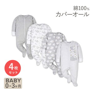 yXߋő勉MAX1040~OFFN[|zK[o[ xr[ p[X V[vO[ 4Zbg Gerber baby-girls 4 Pack Sleep 'N Play Footie Sheep Grey j̎q ̎q Ђ O[ pW}