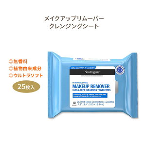 �j���[�g���W�[�i ���C�N�A�b�v�����[�o�[ ������ ���ϗ��Ƃ��V�[�g 25������ Neutrogena Fragrance-Free Makeup Remover Face Wipes�y�����񂹏��i�z�y���킹�Ĕ��������z