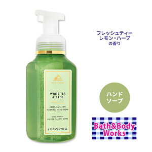 yMAX1040~OFFN[|zoX&{fB[NX zCgeB[&Z[W WFgtH[~Onh\[v 259ml (8.75floz) Bath&Body Works White Tea & Sage Gentle Foaming Hand Soap Ό Ƃ VAGLX 
