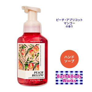 yő10%OFFN[|zoX&{fB[NX s[`x[j WFg&N[tH[~Onh\[v 259ml (8.75floz) Bath&Body Works Peach Bellini Gentle&Clean Foaming Hand Soap Ƃ r^~E 