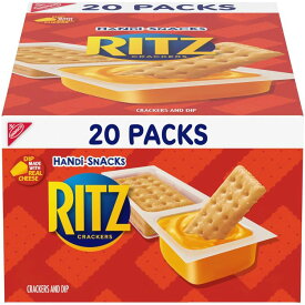 ハンディスナック リッツ ​​クラッカー＆チーズディップ スナックパック 20パック Handi-Snacks RITZ Crackers 'N Cheesy Dip Snack Packs【お取り寄せ商品】【合わせて買いたい】