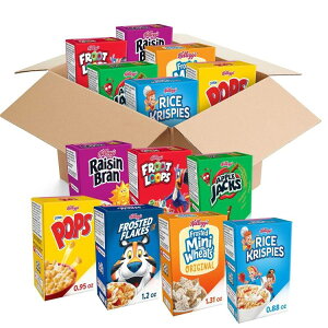 �P���b�O �V���A�� �o���G�e�B�p�b�N 48���� Kellogg's Cold Breakfast Cereal, Bulk Pantry Staples, Kid Snacks, Variety Pack (48 Boxes)�y�����񂹏��i�z�y���킹�Ĕ��������z