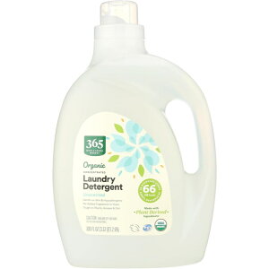 �z�[���t�[�Y�}�[�P�b�g �I�[�K�j�b�N�����܁i��66 �񕪁j ������ 2.95L Whole Foods Market, Organic Laundry Detergent (66 HE Loads), Unscented, 100 Fl Oz�y�����񂹏��i�z
