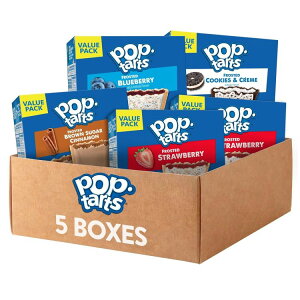 �|�b�v�^���g �g�[�X�^�[ �y�X�g���[ �o���G�e�B�p�b�N 1��12������×5�� Pop-Tarts Toaster Pastries, Breakfast Foods, Kids Snacks, Variety Pack (5 Boxes, 60 Pop-Tarts) �y�����񂹏��i�z�y���킹�Ĕ��������z
