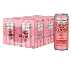 �t�B�[�o�[�c���[ �X�p�[�N�����O �s���N �O���[�v�t���[�c 250ML 24�ʃZ�b�g Fever Tree Sparkling Pink Grapefruit - Premium Mixer 250 ML Cans - Pack of 24�y�����񂹏��i�z�y���킹�Ĕ��������z
