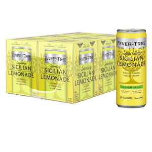 �t�B�[�o�[�c���[ �X�p�[�N�����O �V�`���A �����l�[�h 250 ML 24�ʃZ�b�g Fever Tree Sparkling Sicilian Lemonade - Premium Mixer 250 ML Cans - Pack of 24 �y�����񂹏��i�z�y���킹�Ĕ��������z