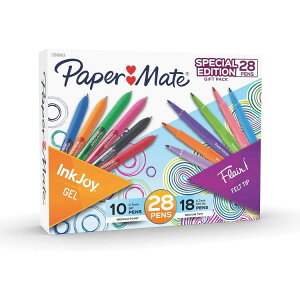 �y�[�p�[���C�g �C���N�W���C ���g���N�^�u���t�F���g�`�b�v�{�[���y�� 28�F����Paper Mate Pens Variety Pack, InkJoy Retractable Gel Pens, Flair Felt Tip Pens, Assorted, 28 Count�y�����񂹏��i�z�y���킹�Ĕ���