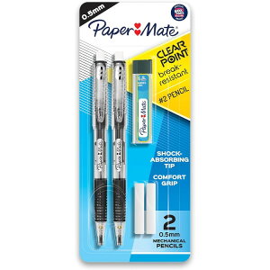 �y�[�p�[���C�g �N���A�|�C���g�V���[�v�y���V�� HB 0.5mm �����S�� �ւ��c�t Paper Mate Clearpoint Break-Resistant Mechanical Pencils �y�����񂹏��i�z�y���킹�Ĕ��������z