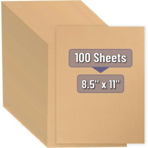 �~�X�^�[�y�� �N���t�g���V�[�g 100������ 21.59cm×27.94cm Mr. Pen- Kraft Paper Sheets, 100 Pack, 8.5 x 11�y�����񂹏��i�z�y���킹�Ĕ��������z