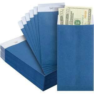 �~�X�^�[�y�� ���� 100������ �F Mr. Pen- Money Envelopes for Cash, 100 Pack, 6.5 x 3.5 blue�y�����񂹏��i�z�y���킹�Ĕ��������z