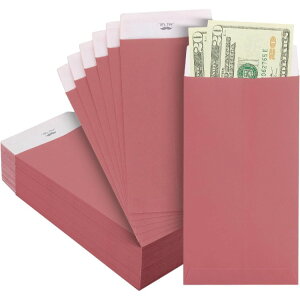 �~�X�^�[�y�� ���� 100������ ���b�h�N���C �ԐF�@Mr. Pen- Money Envelopes for Cash, 100 Pack, 6.5 x 3.5 Red Clay�y�����񂹏��i�z�y���킹�Ĕ��������z