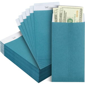 �~�X�^�[�y�� ���� 100������ �e�B�[�� Mr. Pen- Money Envelopes for Cash, 100 Pack, 6.5 x 3.5 teal�y�����񂹏��i�z�y���킹�Ĕ��������z