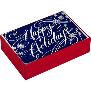 �z�[���}�[�N �z���f�[�{�b�N�X�J�[�h �����t��40������ Hallmark Holiday Boxed Cards, Happy Holidays (40 Cards with Envelopes)�y�����񂹏��i�z�y���킹�Ĕ��������z