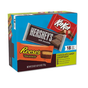�n�[�V�[�Y �L�b�g�J�b�g ���[�V�[�Y ���[�Z�X �A�\�[�g�`���R���[�g 18�{���� HERSHEY'S, KIT KAT and REESE'S Assorted Chocolate, Halloween Candy Variety Box (18 Count) �y�����񂹏��i�z�y���킹�Ĕ��������z
