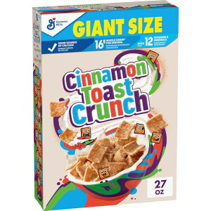 �I���W�i���V�i�����g�[�X�g�N�����` �V���A�� �W���C�A���g�T�C�Y Original Cinnamon Toast Crunch Breakfast Cereal, 27 OZ Giant Size Box �y�����񂹏��i�z�y���킹�Ĕ��������z