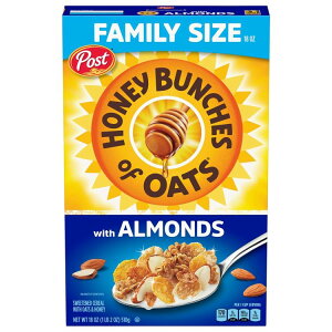 �n�j�[�o���`�I�u�I�[�c �S�������V���A�� 510g Honey Bunches of Oats with Almonds, Heart Healthy, Low Fat, 18 Ounce Box �y�����񂹏��i�z�y���킹�Ĕ��������z