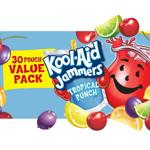 �N�[���G�C�h �W���}�[�Y �g���s�J���p���` �t���[�o�[�W���[�X�h�����N (30 ��) Kool-Aid Jammers Tropical Punch Flavored Juice Drink (30 Pouches) �y�����񂹏��i�z�y���킹�Ĕ��������z