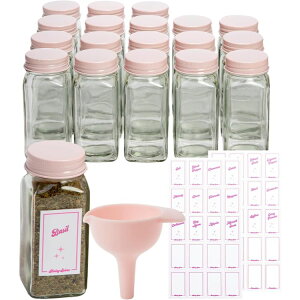 �p���X�q���g�� �O���X�X�p�C�X�W���[ �X�g���[�W�Z�b�g Paris Hilton Glass Spice Jar Storage Set �y�����񂹏��i�z�y���킹�Ĕ��������z