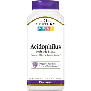 21st Century �A�V�h�t�B���X�v���o�C�I�e�B�N�X�u�����h 150�� 21St Century Acidophilus Probiotic Blend 150 Capsules �y�����񂹏��i�z�y���킹�Ĕ��������z