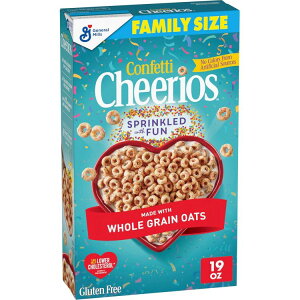 �R���t�F�b�e�B �`�F���I�X ���H�V���A�� �S���I�[�c���g�p �t�@�~���[�T�C�Y 536g Confetti Cheerios Breakfast Cereal Made with Whole Grain Oats, Family Size, 19 oz �y�����񂹏��i�z