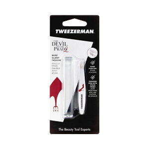 [�����]�c�C�[�U�[�}�� �v���_�𒅂����� �~�j�s���Z�b�g Tweezerman Devil Wears Prada Mini Slant Tweezer �y�����񂹏��i�z