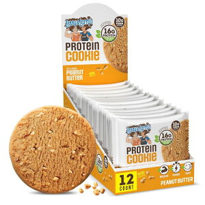���j�[�������[�Y �v���e�C���N�b�L�[ �s�[�i�b�c�o�^�[ 113g 12���p�b�N Lenny & Larry's Protein Cookie, Peanut Butter 4oz, Pack of 12 �y�����񂹏��i�z
