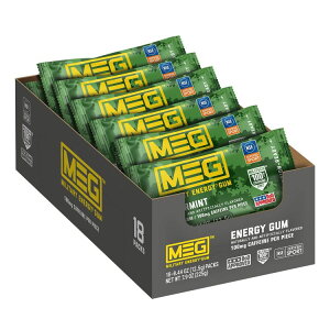 MEG�i�~���^���[�G�i�W�[�K���j �X�y�A�~���g 18���� MEG (Military Energy Gum) Spearmint Pack of 18 �y�����񂹏��i�z