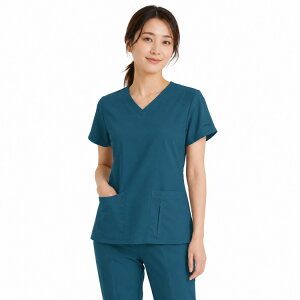�o���R �O���C�Y�E�A�i�g�~�[ �X�N���u�Y �R�[�� 4�|�P�b�g �g�b�v �o�n�} XXL�i2XL�j BARCO Grey's Anatomy Scrubs Cora 4-Pocket Top Bahama XXL �y�����񂹏��i�z