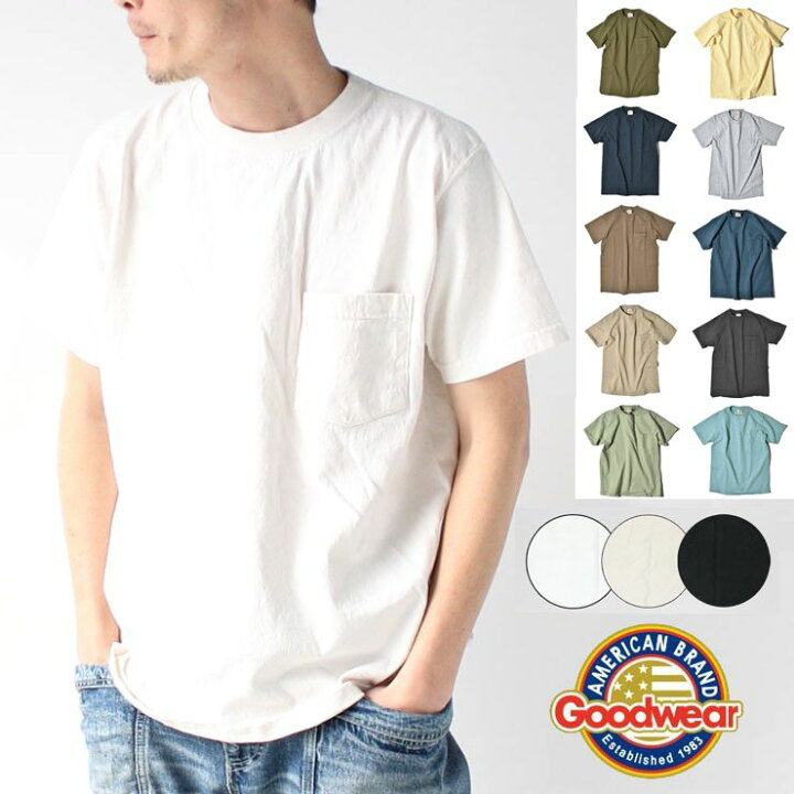 楽天市場】GOOD WEAR グッドウェア S/S TEE ポケットTシャツ USA 